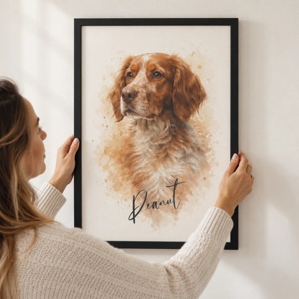 Custom Pet Portrait | Their face in watercolour