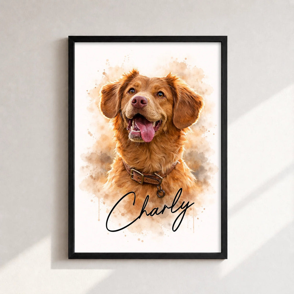 Custom Pet Portrait | Their face in watercolour