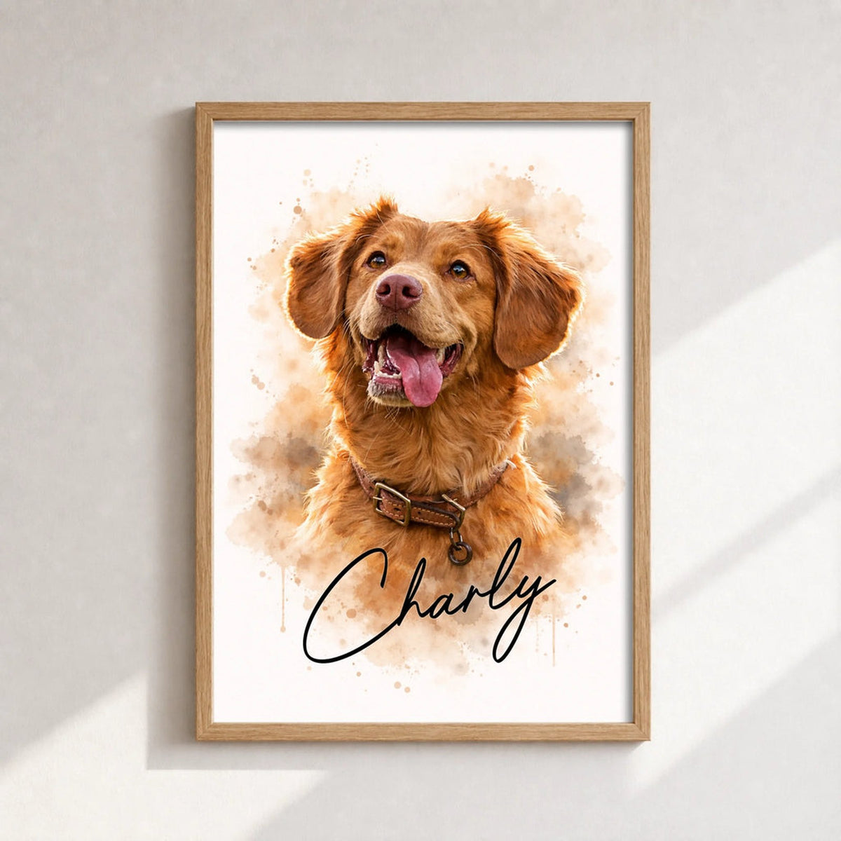 Custom Pet Portrait | Their face in watercolour