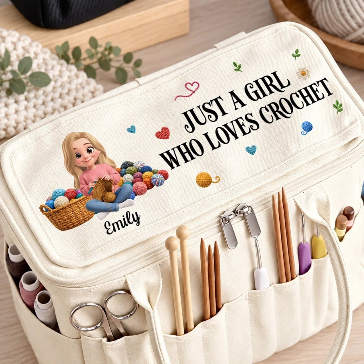 Personalised Yarn Bag | The perfect gift for the crochet lover
