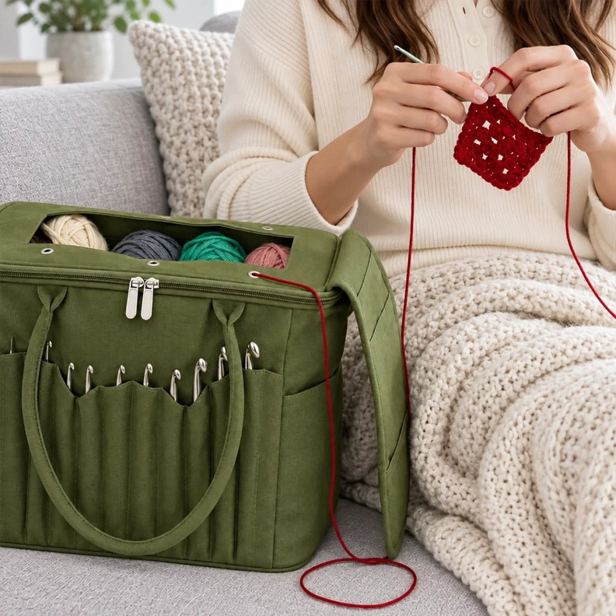 Personalised Yarn Bag | The perfect gift for the crochet lover