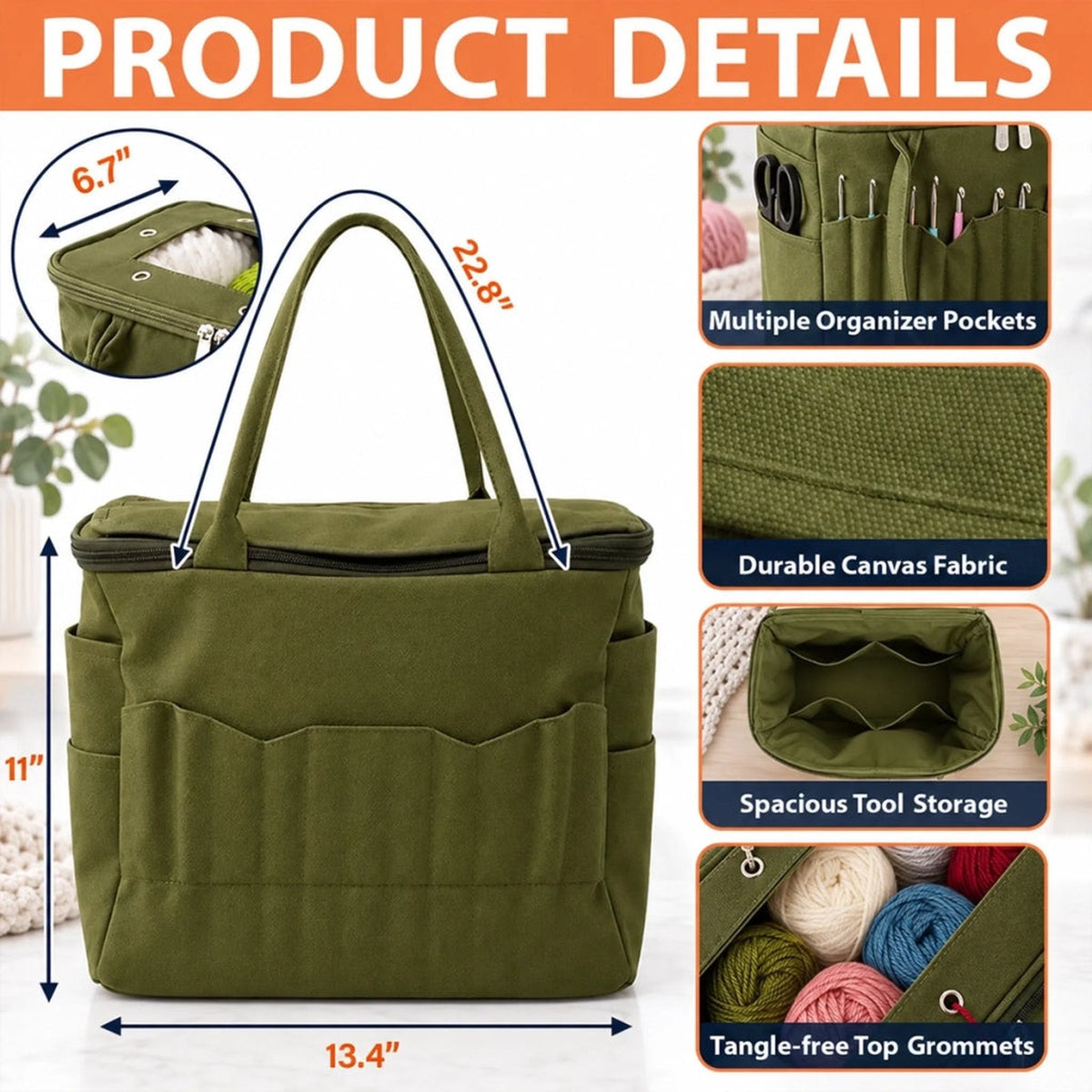 Personalised Yarn Bag | The perfect gift for the crochet lover